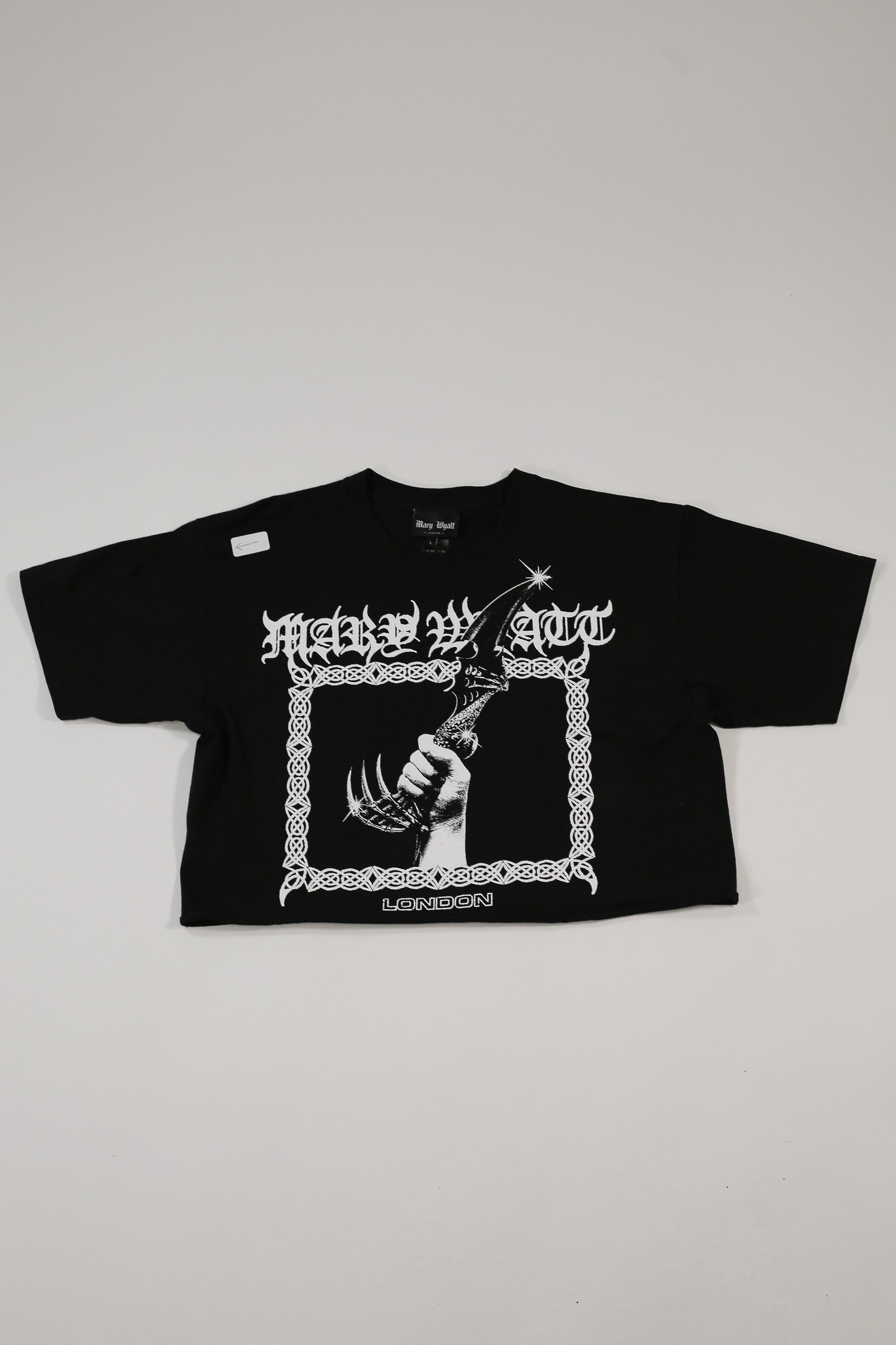 Athame Cropped Cut-Off Tee - SECOND