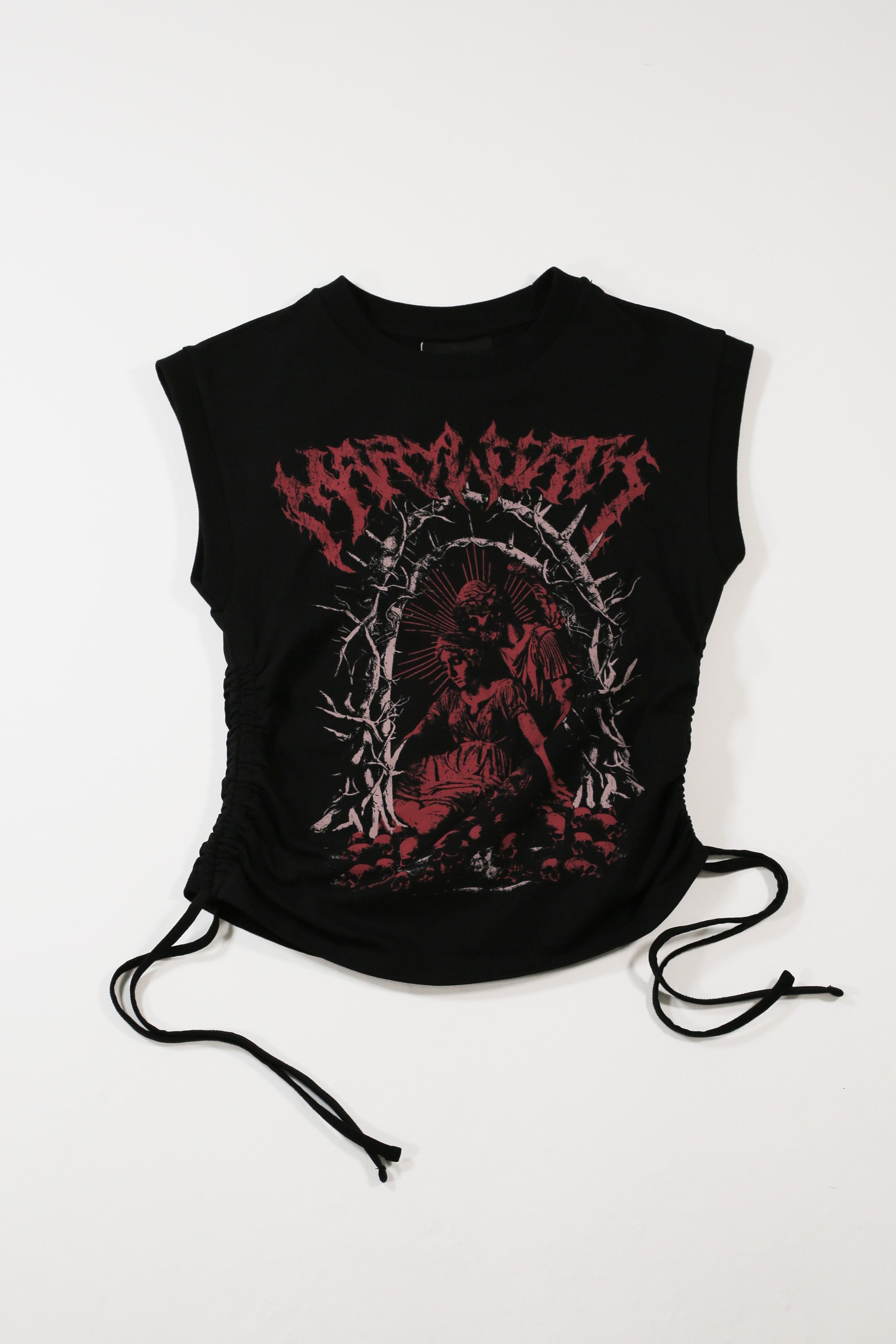 Adolere Ruched Tie-Side Tank - SAMPLE