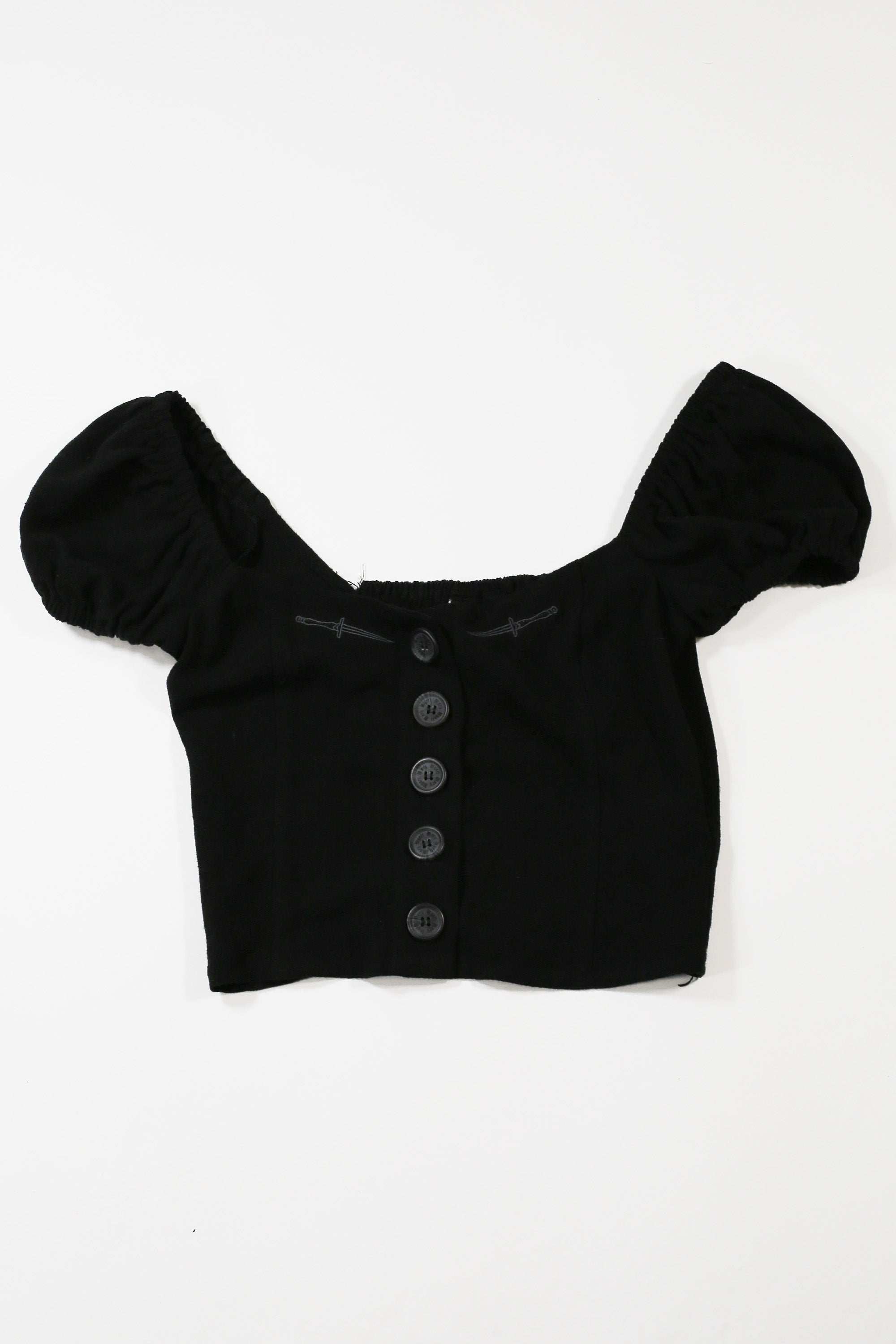 Viviana Linen Button-Up Top - SECOND