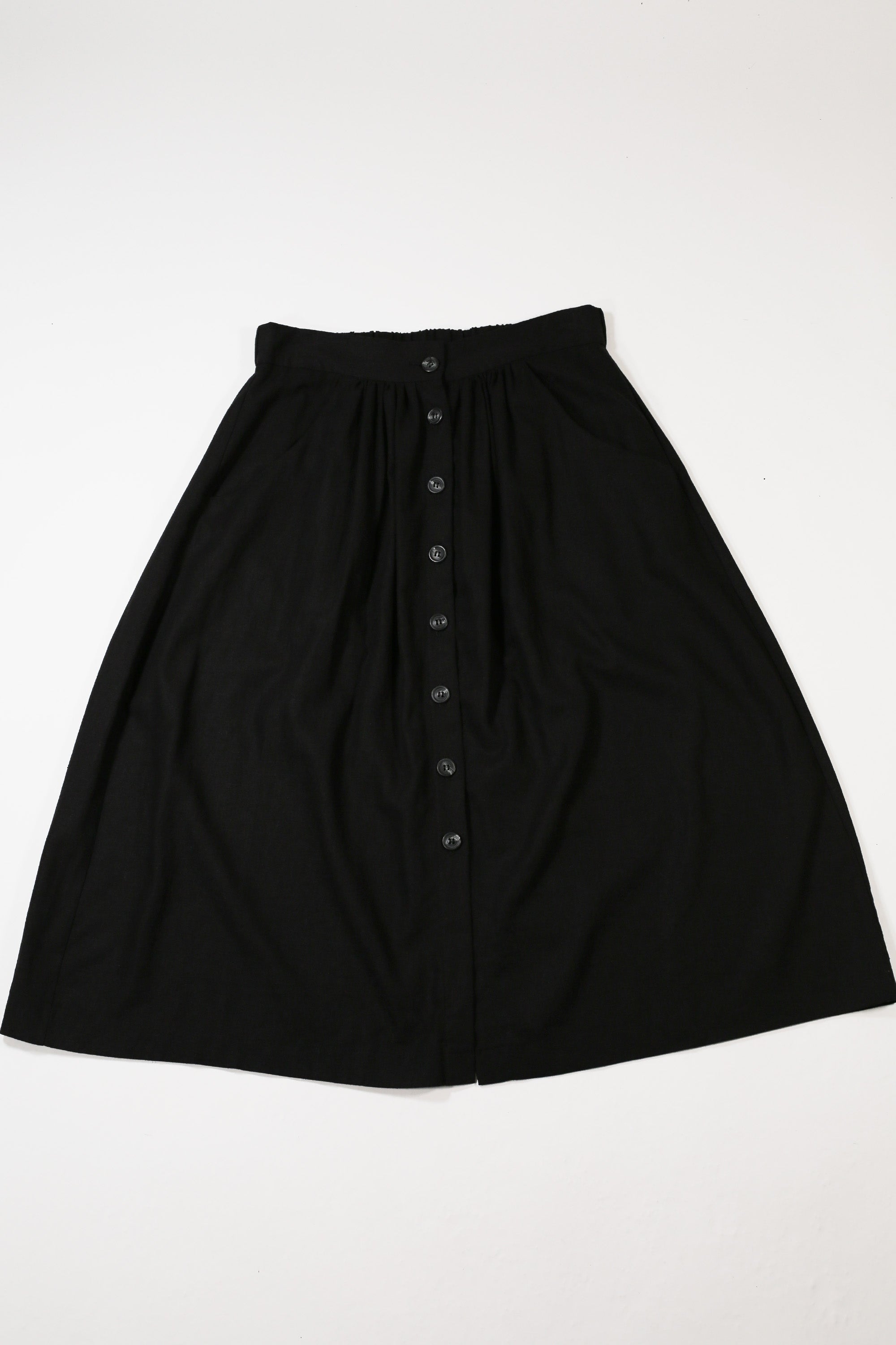 Lydia Button-Up Midi Skirt - SAMPLE