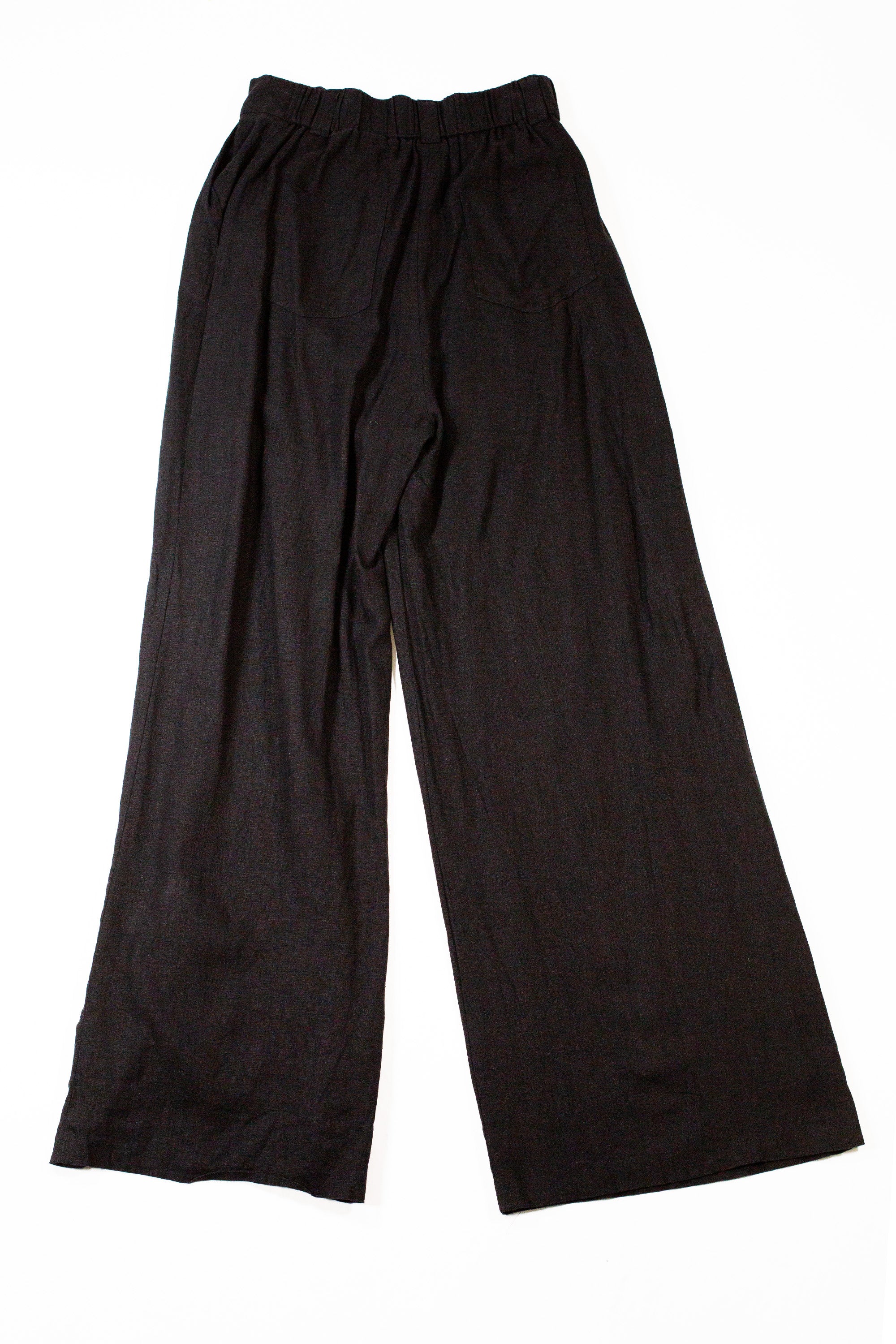 Wraith Linen Wide Leg Trousers - SAMPLE