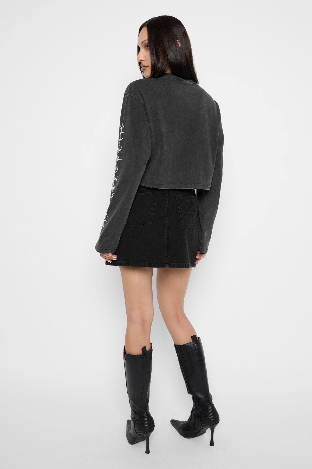 Sanctum Cropped Long Sleeve Tee