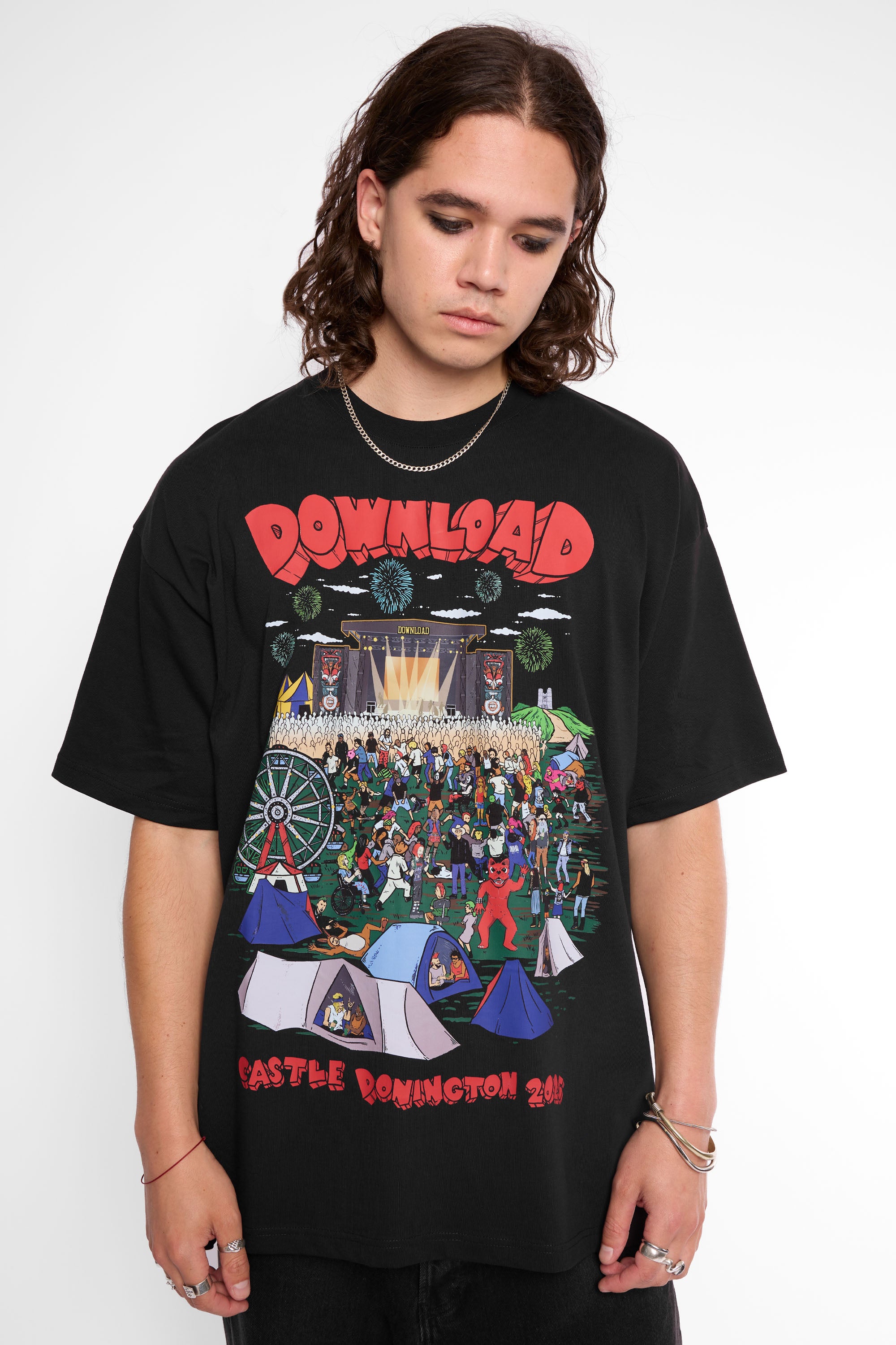 MW DLXXII Welcome To Paradise Oversized Tee