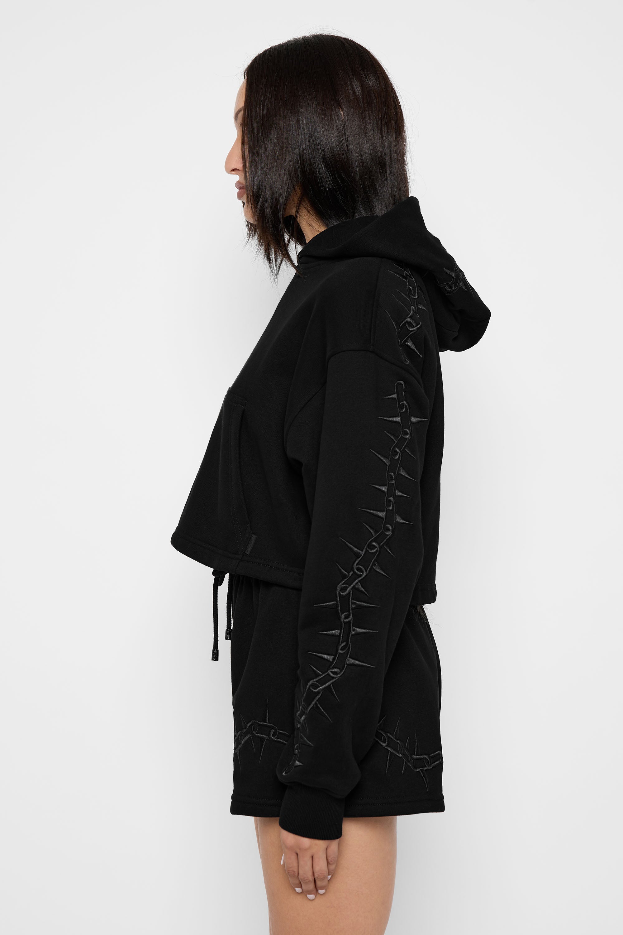Xenon Cropped Hoodie