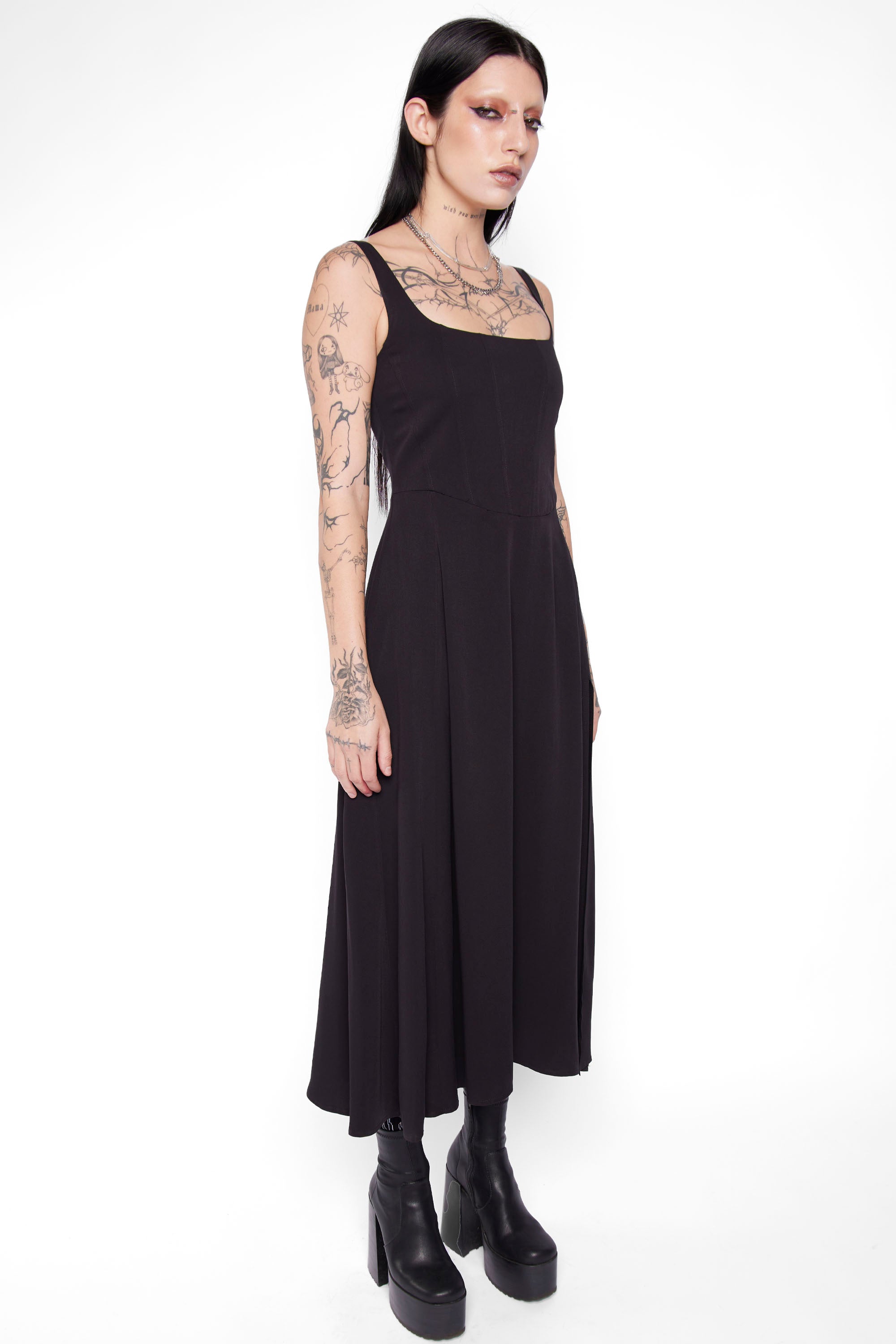 Alyx Corset Midi Dress - Mary Wyatt London