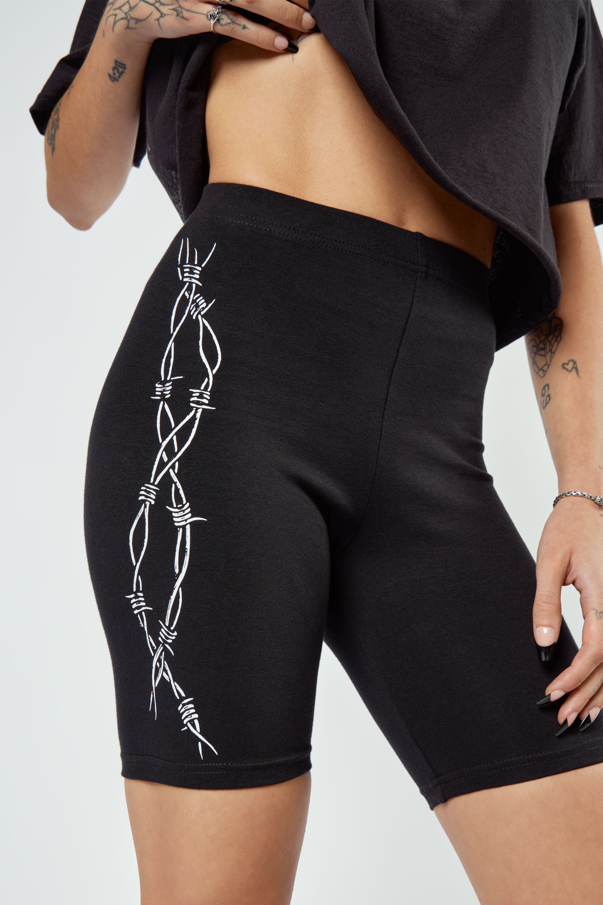 Asylum High Waist Cycle Shorts - Mary Wyatt London