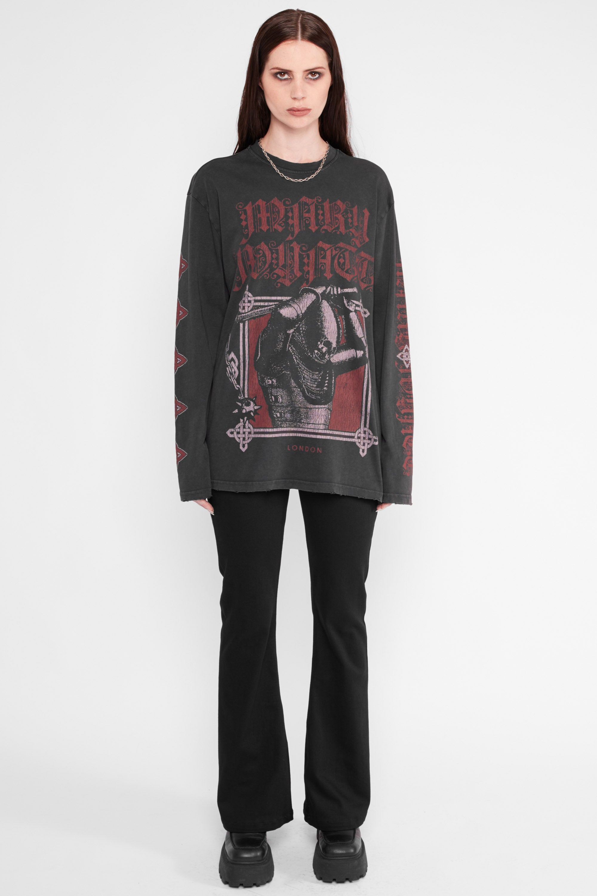 Emperor Oversized Long Sleeve Tee