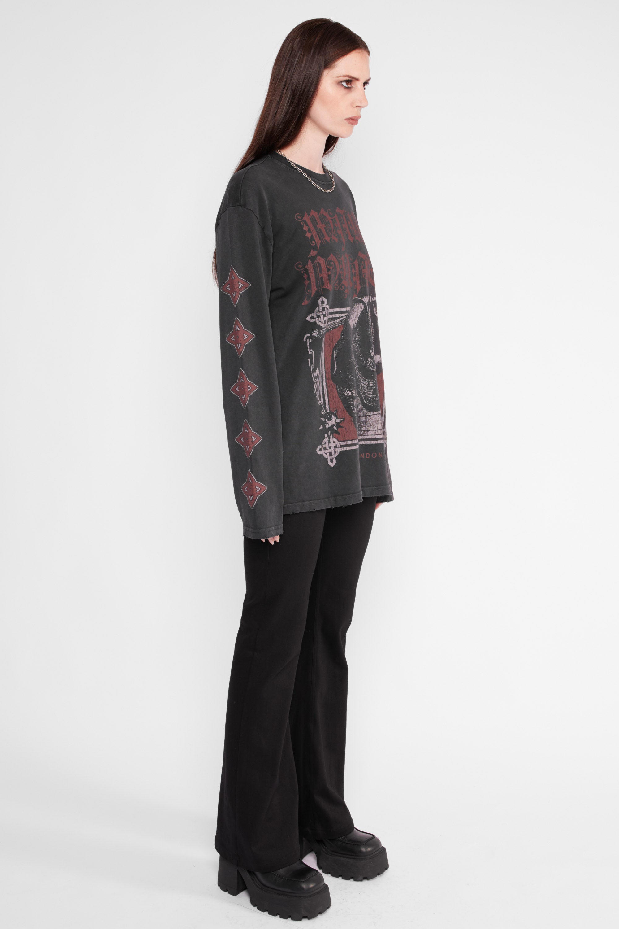 Emperor Oversized Long Sleeve Tee