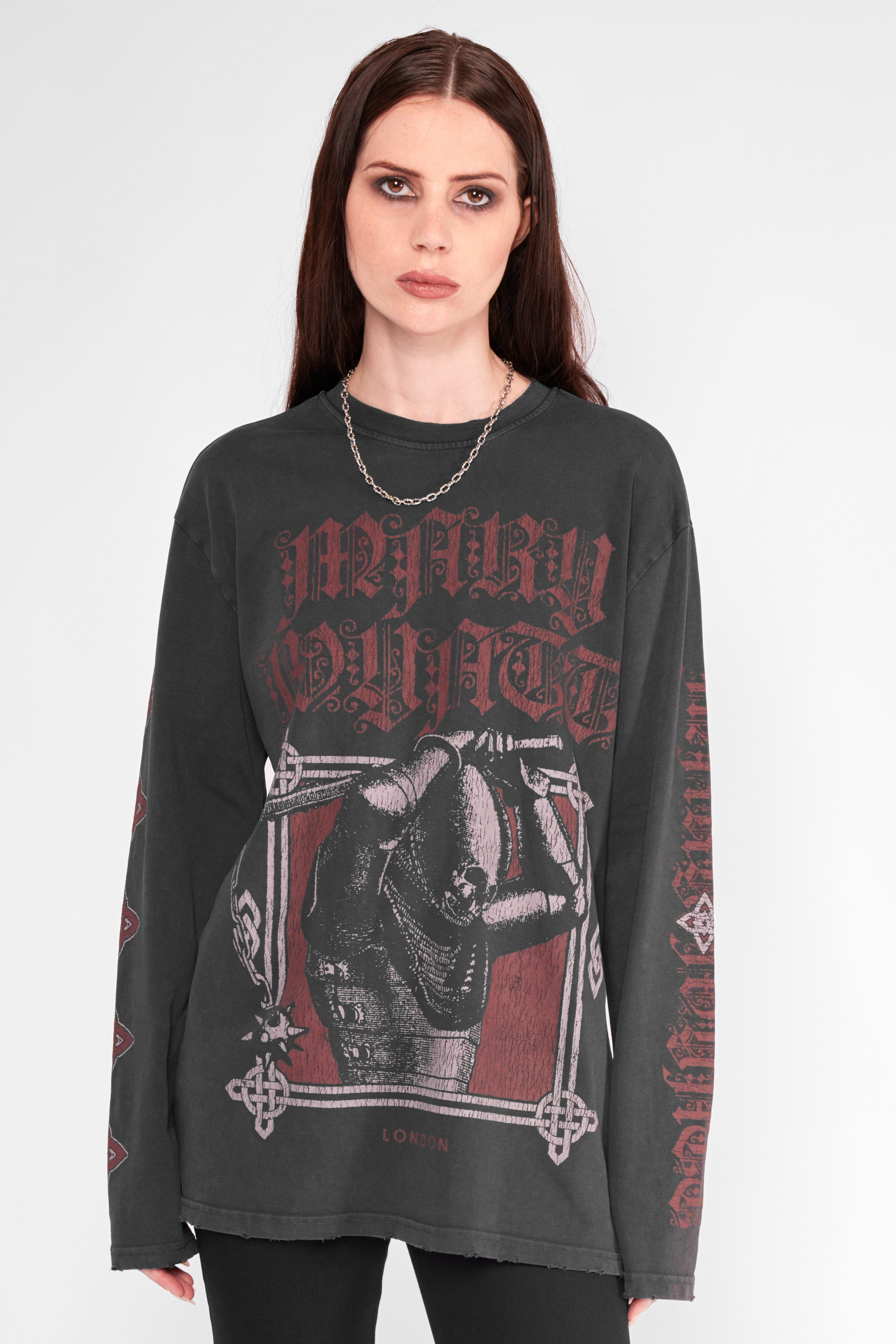 Emperor Oversized Long Sleeve Tee