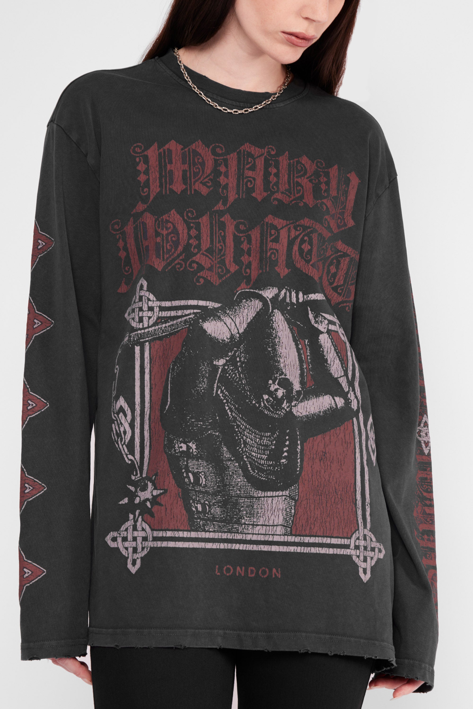 Emperor Oversized Long Sleeve Tee