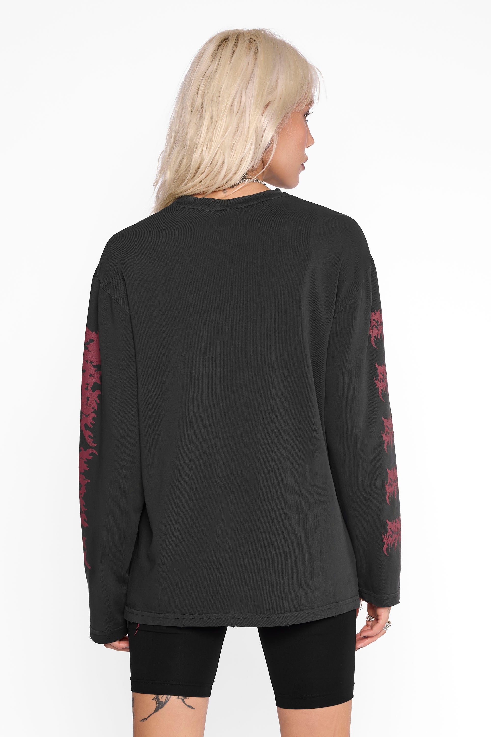 Revenant Oversized Long Sleeve Tee-Mary Wyatt London