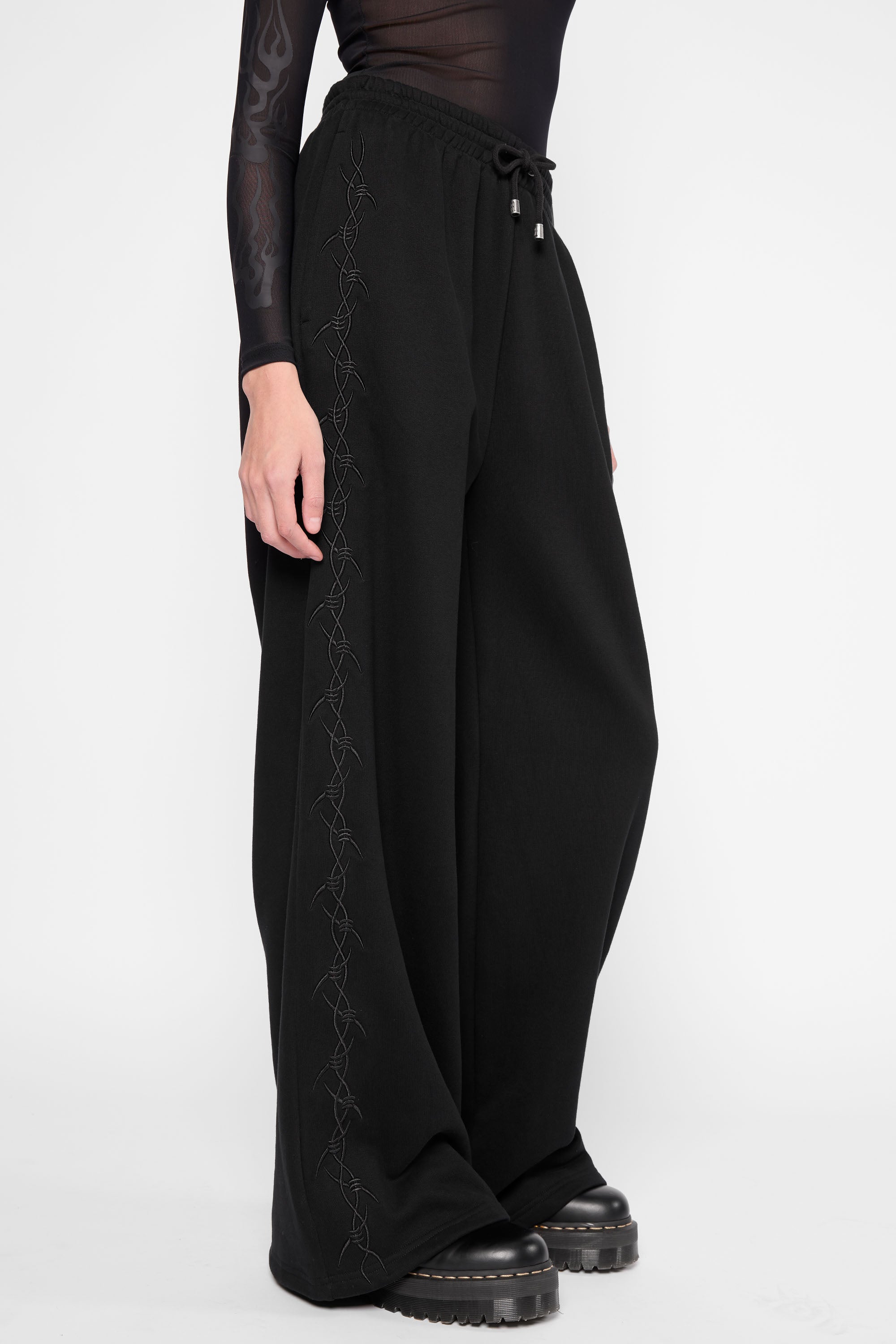 Immure Wide Leg Sweatpants-Mary Wyatt London