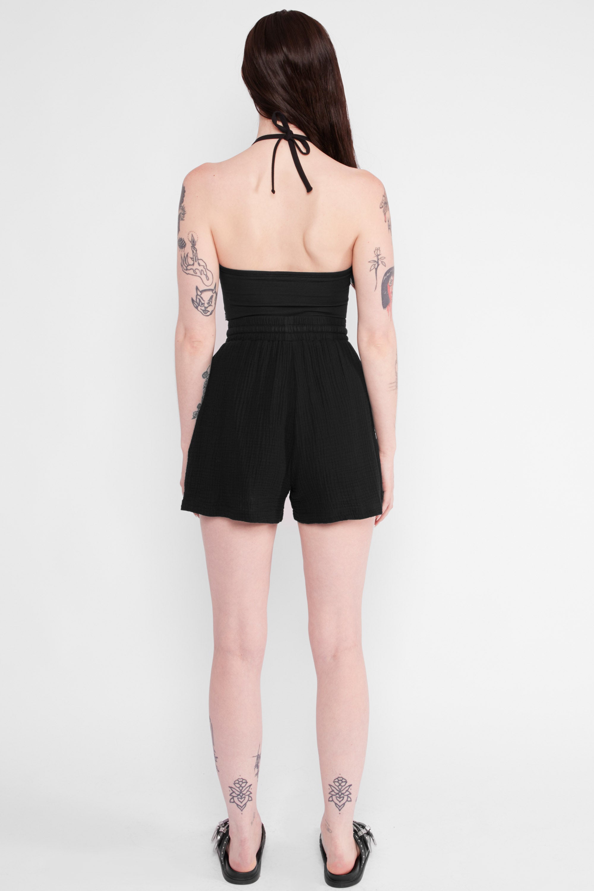Kali Drawstring Cotton Shorts