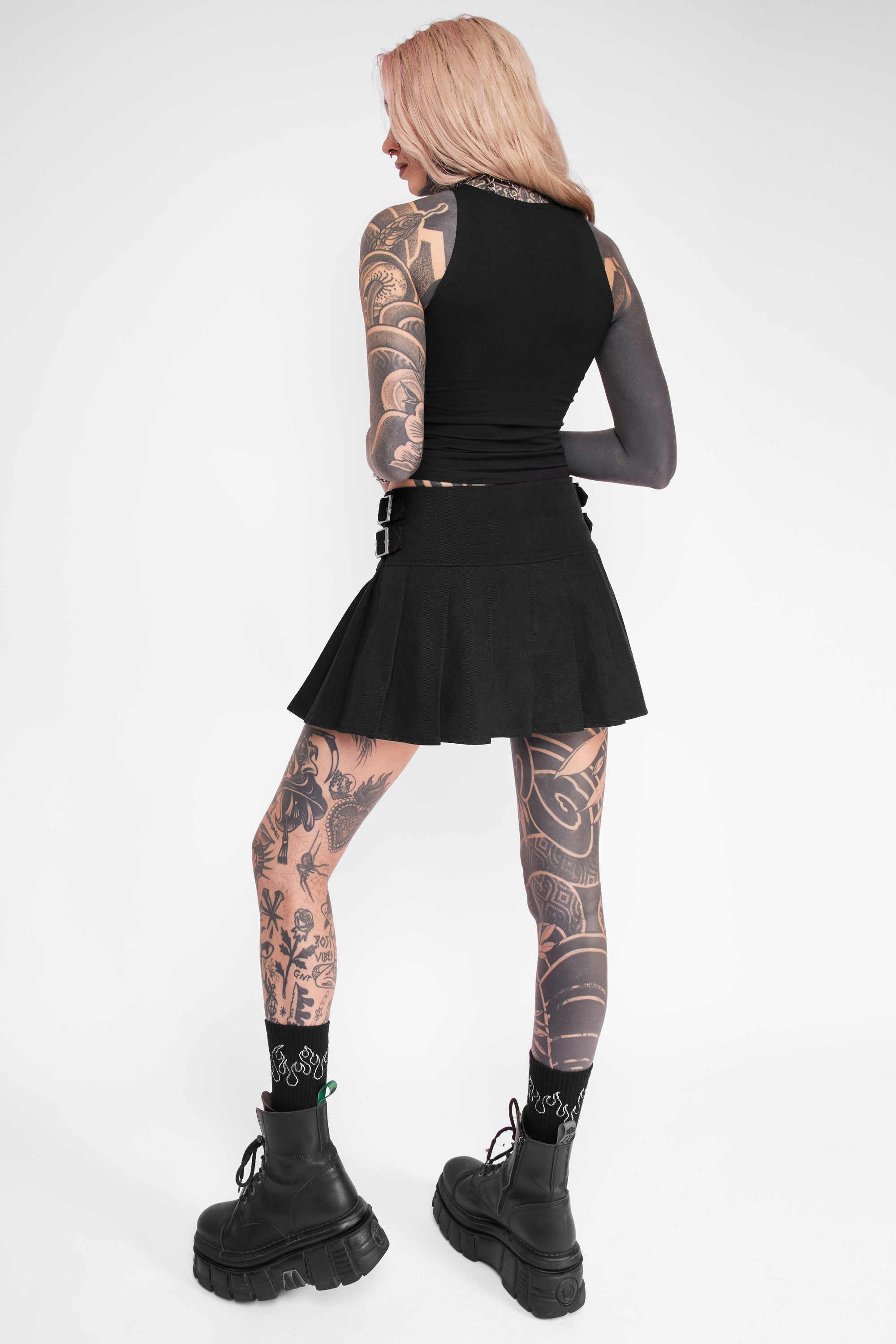 Daria Pleated Mini Skort