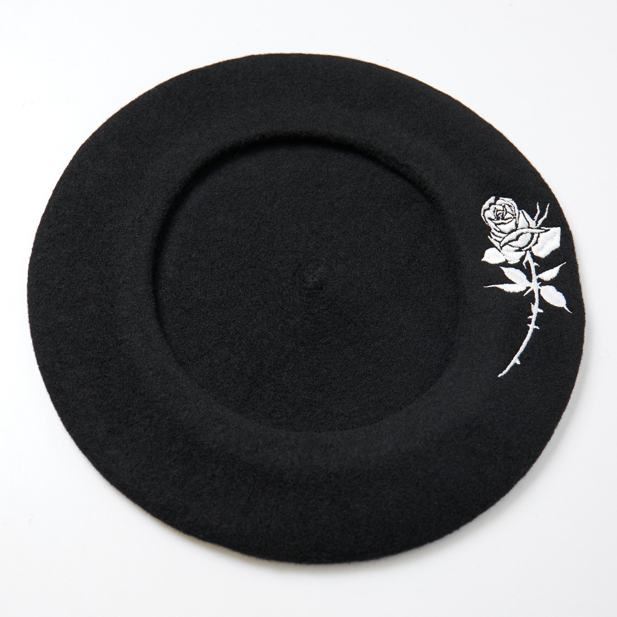 Moesha Black Beret - Mary Wyatt London