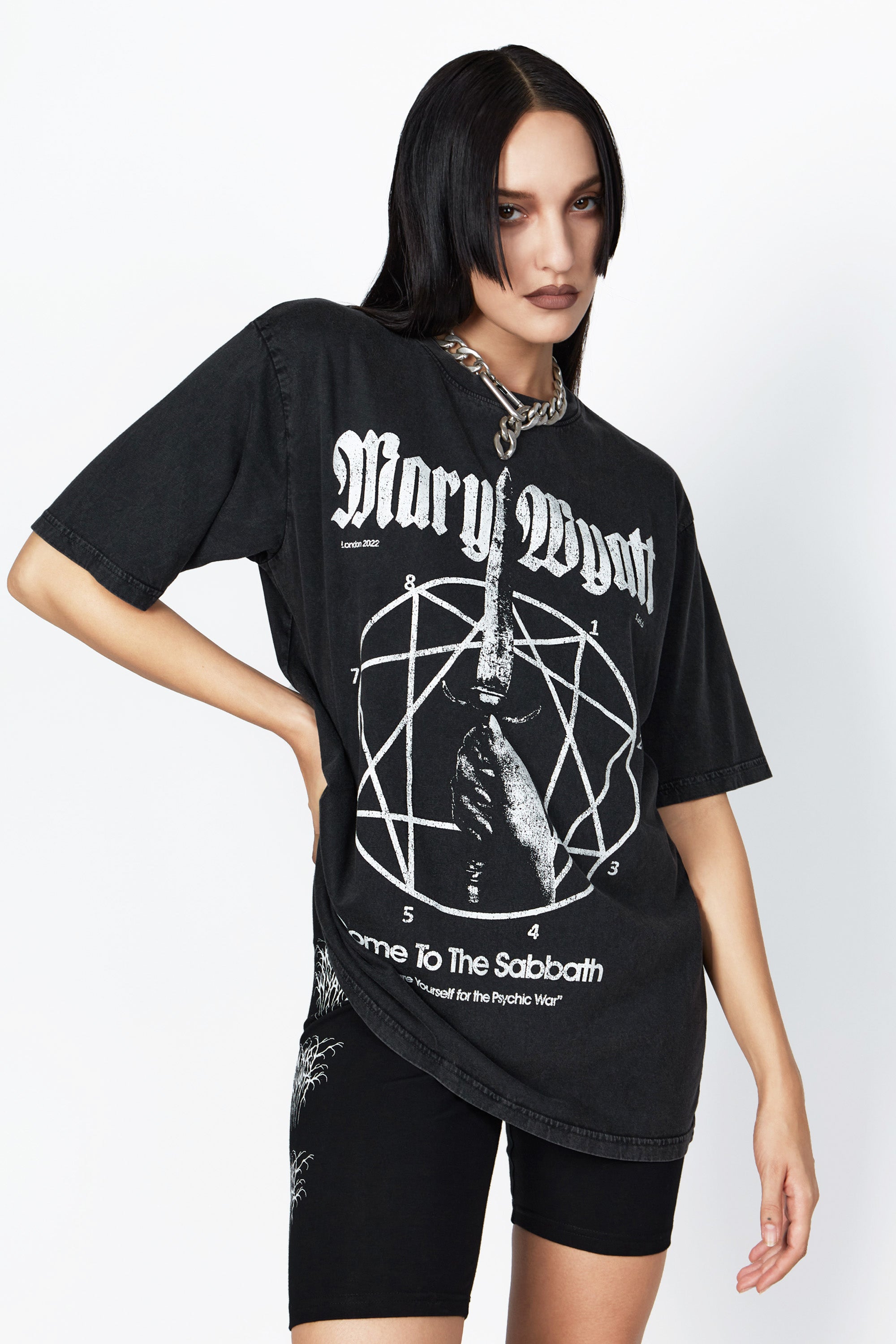 Sabbath Vintage Oversized Tee-Mary Wyatt London